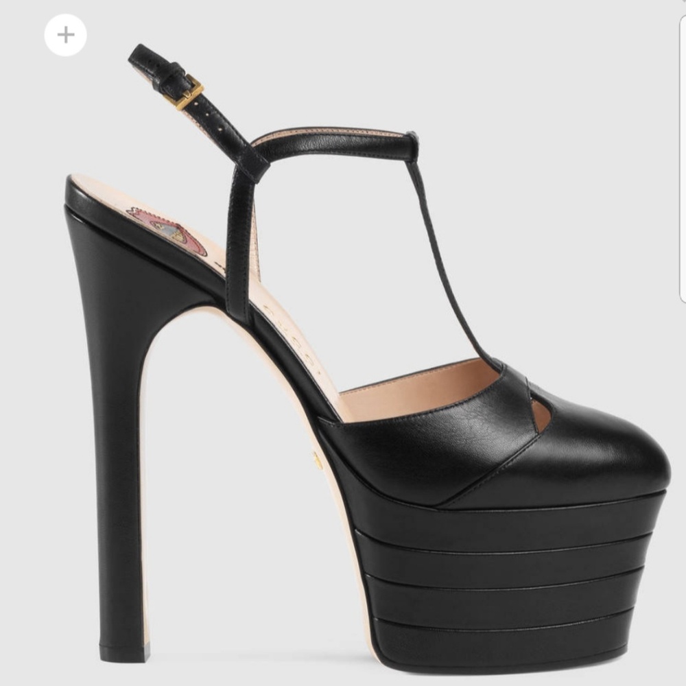 ISO Authentic Gucci Leather Platform Pumps
